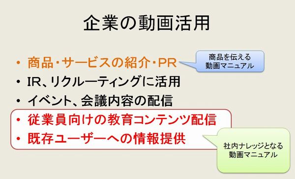 企業の動画活用